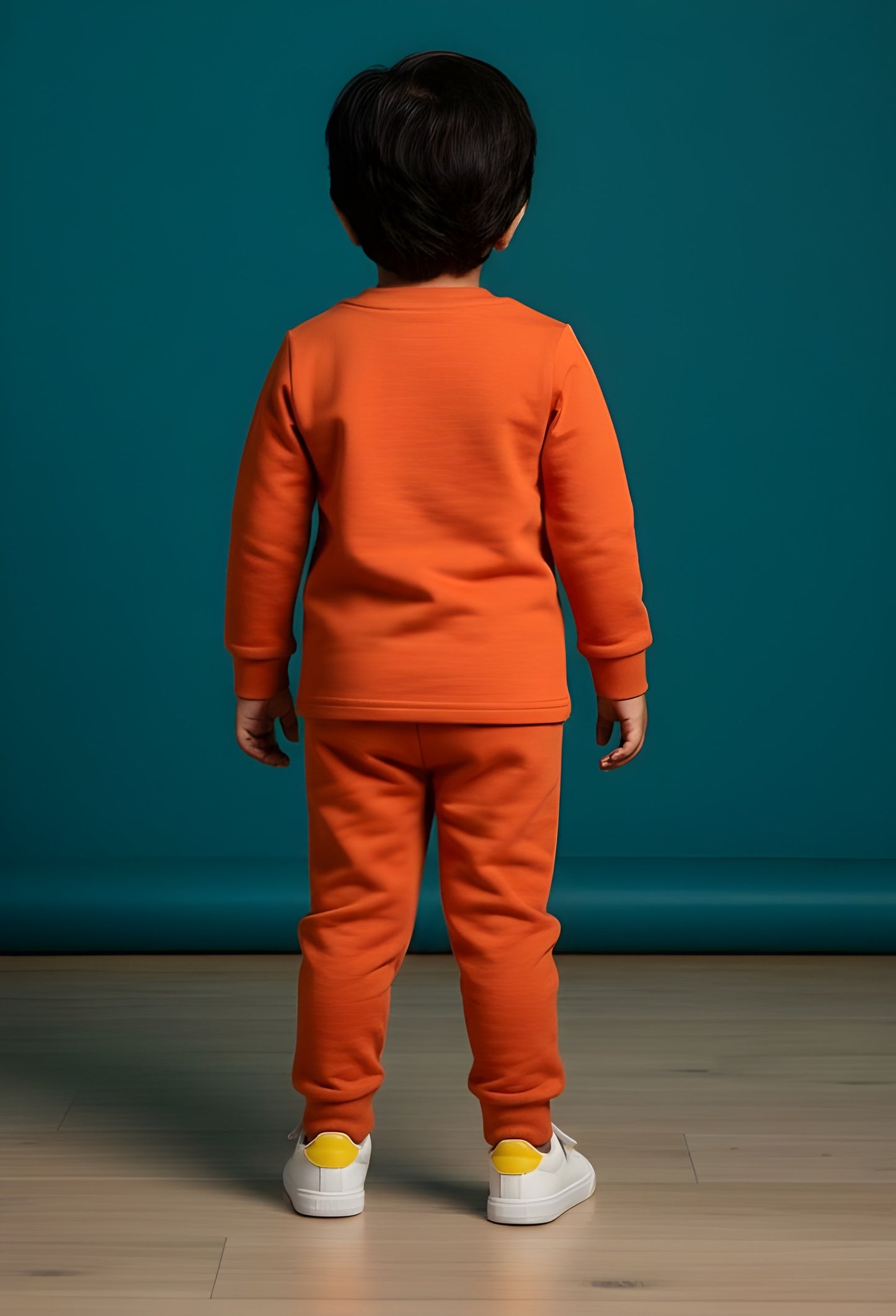 Pre & Post Winter 100% Cotton Terry Sweatshirt & Jogger Set for Kids (Unisex)