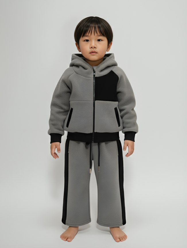 CuddleBond Unisex Soft Fleece Co-ord Set (1–6 Years)