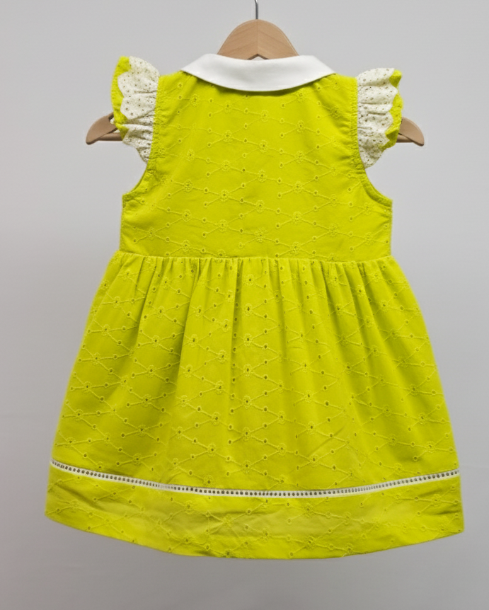 MINITODDLER Indi Baby Girls Below Knee Casual Dress